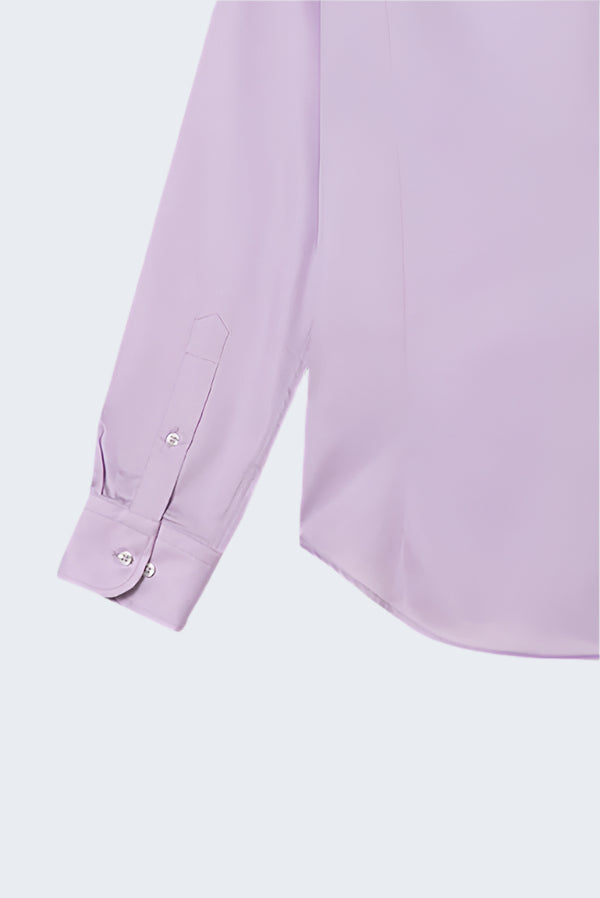 Romeo Essential Herren Hemd Satin Lila