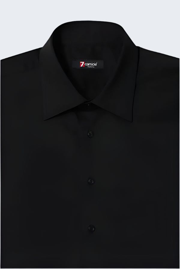 Chemise Homme Romeo Essential Satin Noir