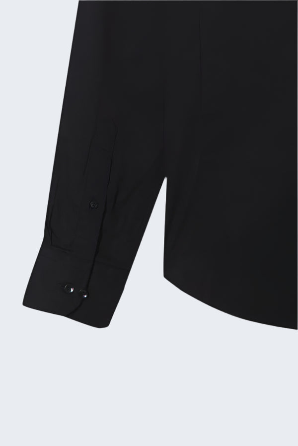 Chemise Homme Romeo Essential Satin Noir