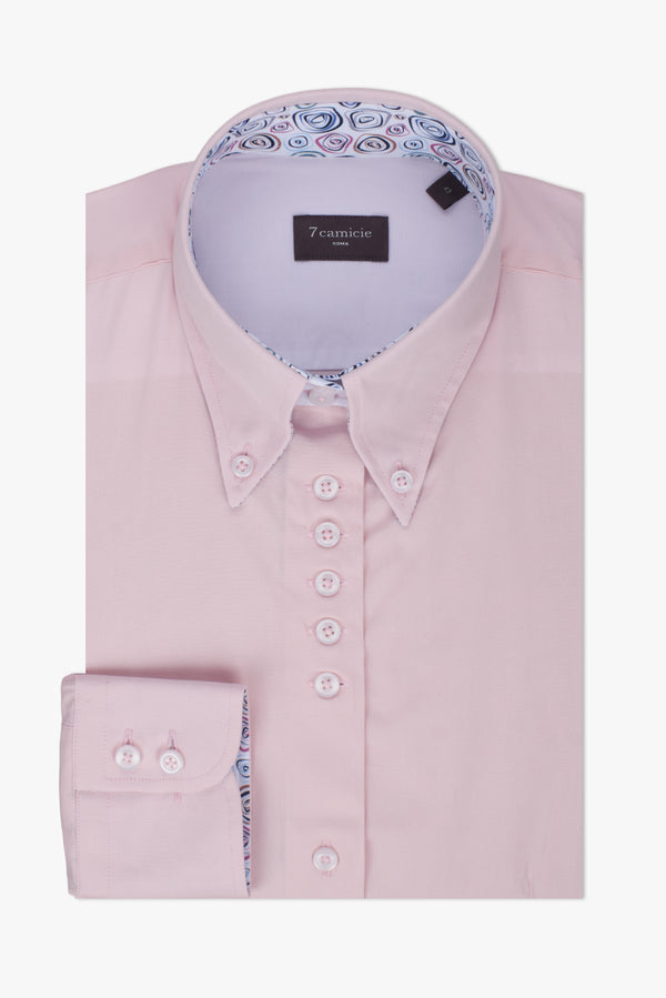 Silvia Iconic Poplin Stretch Women Shirt Pink