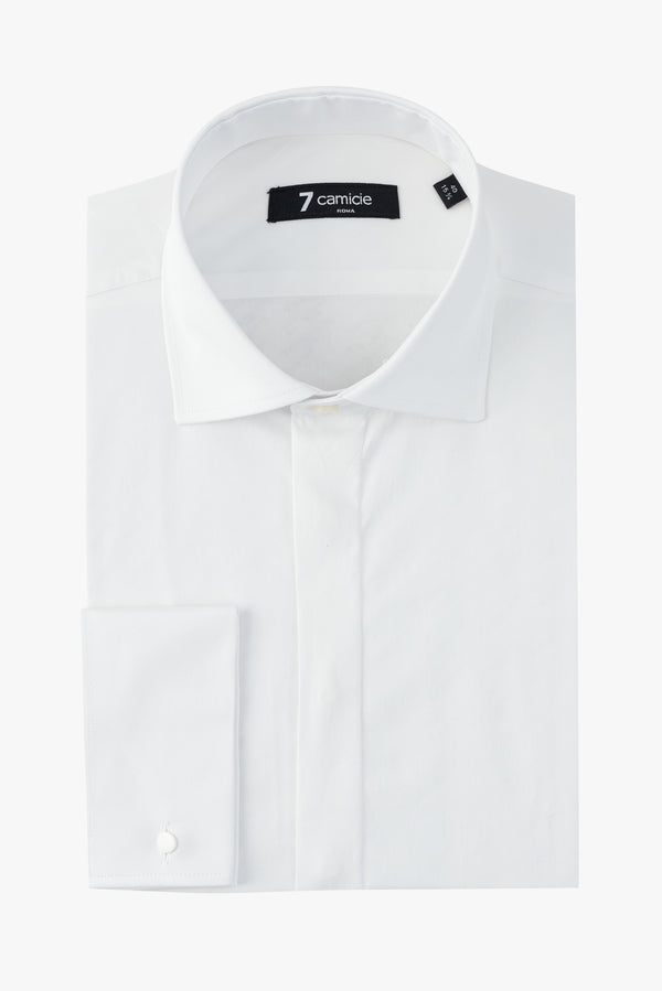 Camisa Hombre Firenze Essential Popelin Stretch Blanco