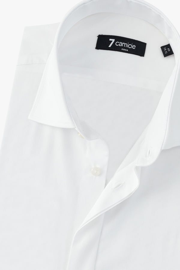 Camisa Hombre Firenze Essential Popelin Stretch Blanco