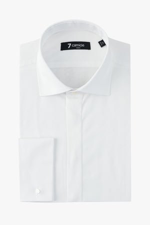 Firenze Essentials Poplin Stretch Man Shirt White