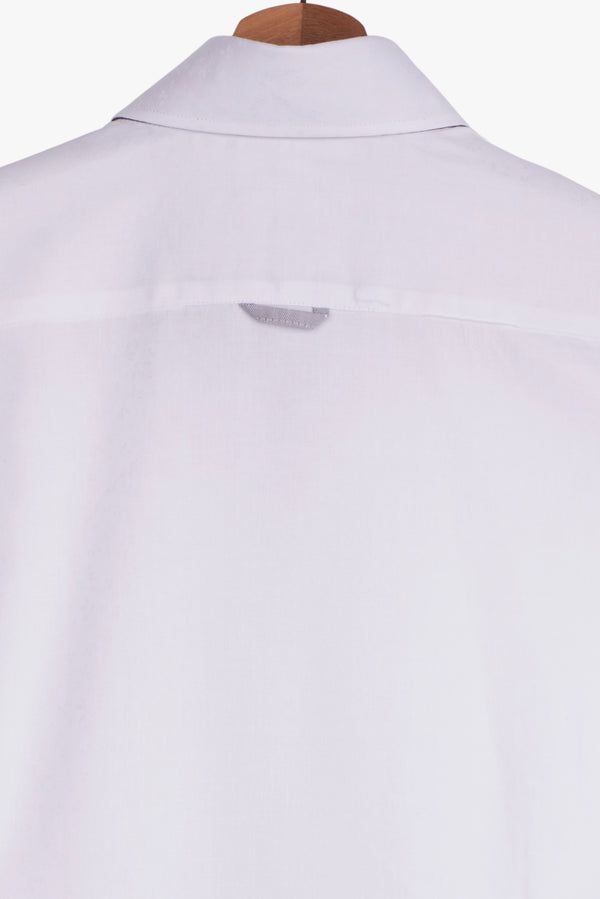 Camicia Uomo Roma Iconic Twill Bianco Bianco