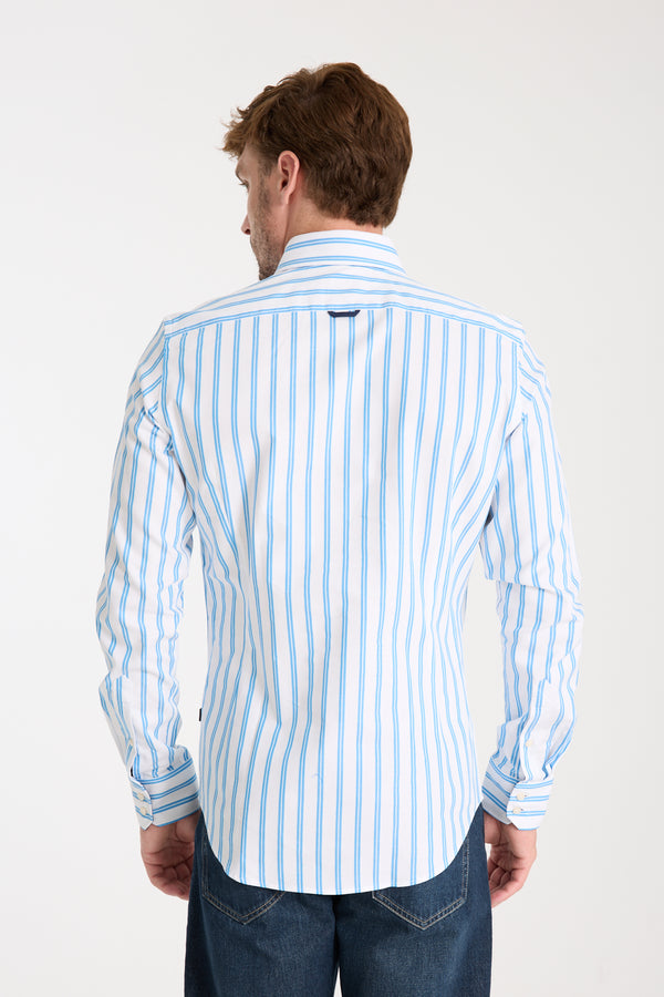 Chemise Homme Roma Iconic Armaturato Blanc Bleu clair