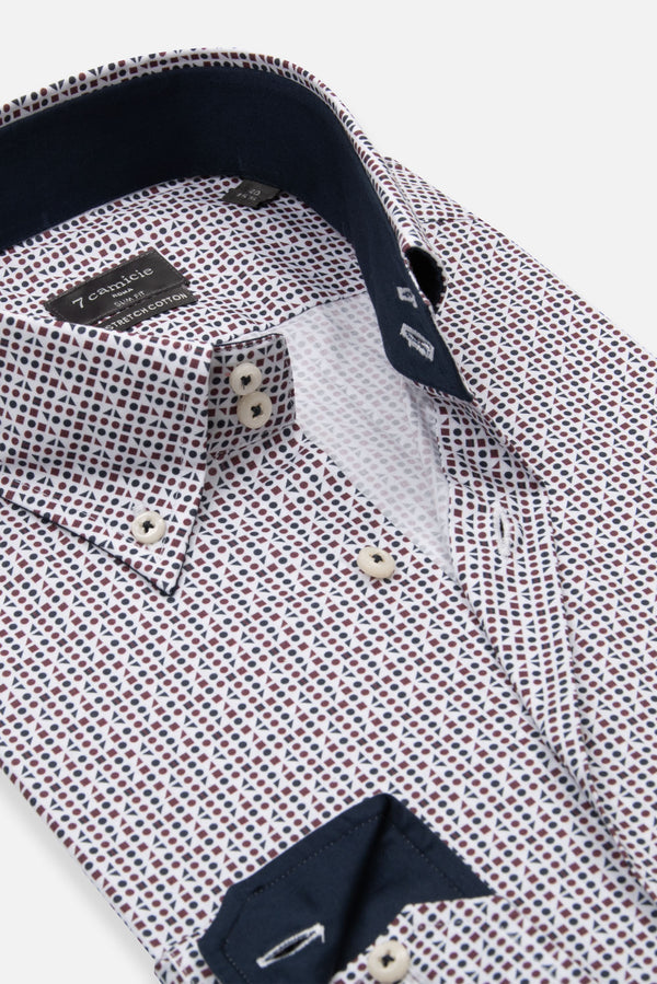 Chemise Homme Roma Sport Rouge Bleu