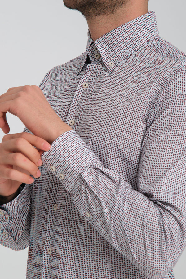 Chemise Homme Roma Sport Rouge Bleu