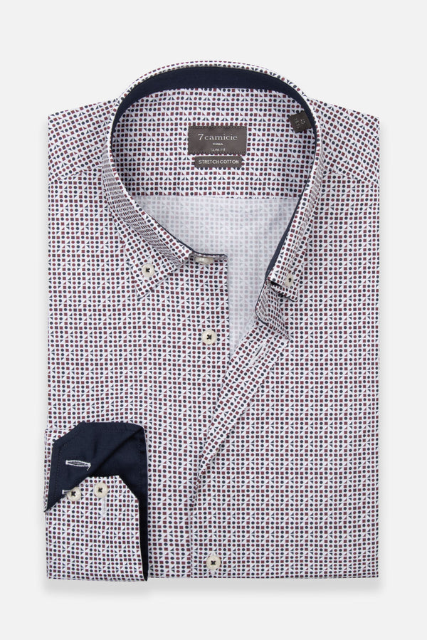 Chemise Homme Roma Sport Rouge Bleu