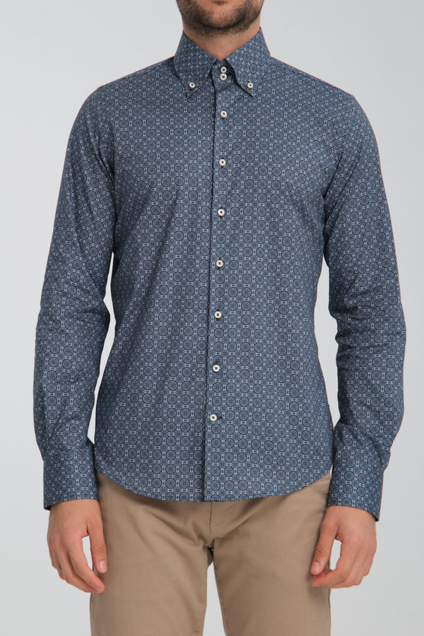 Chemise Homme Roma Sport Bleu Blanc