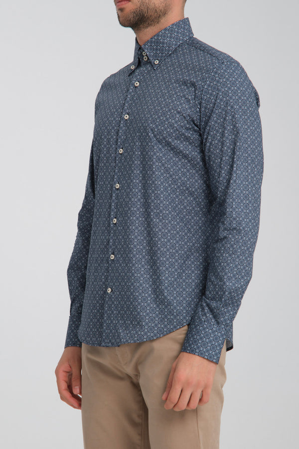 Chemise Homme Roma Sport Bleu Blanc