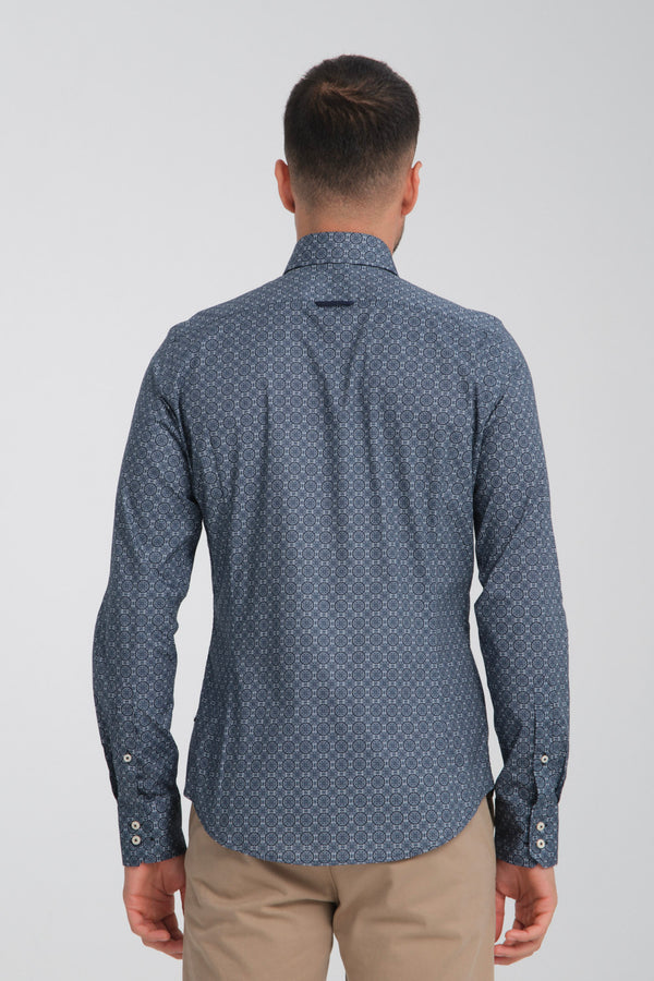 Chemise Homme Roma Sport Bleu Blanc