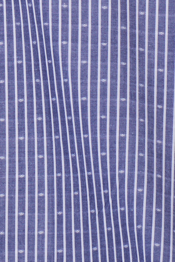 Chemise Homme Roma Iconic Jacquard Bleu Blanc