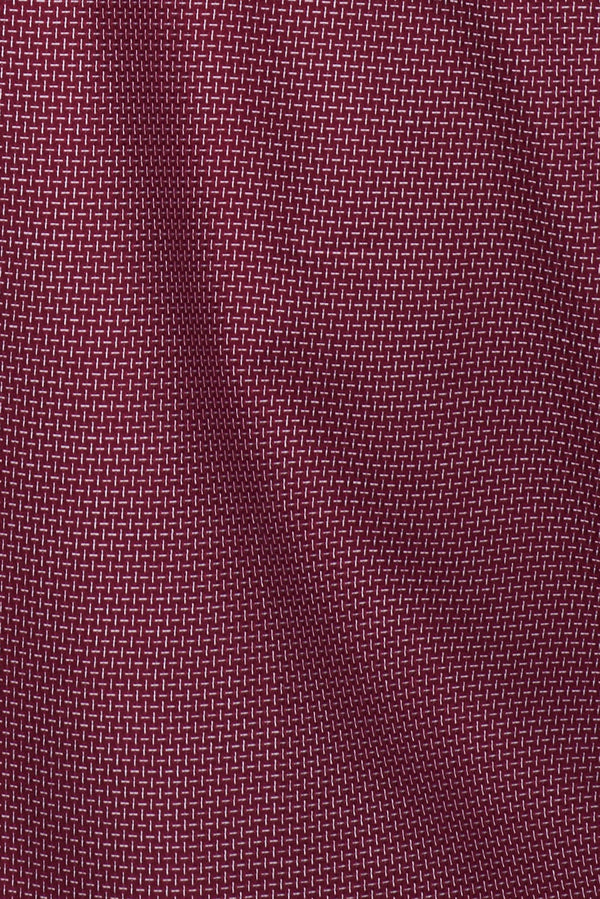 Camisa Hombre Roma Iconic Jacquard Rojo Azul Claro