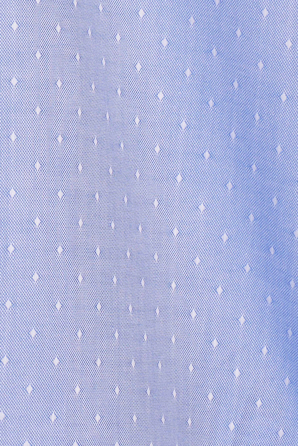 Camicia Uomo Roma Iconic Oxford Blu Bianco