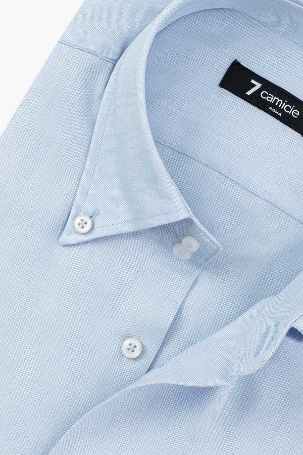 Roma Essential Oxford Man Shirt Light Blue