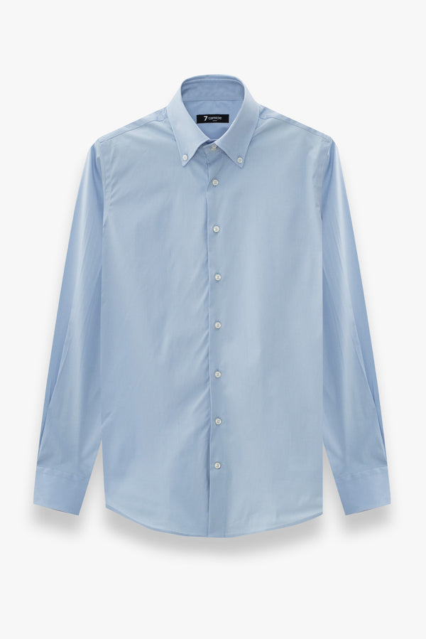 Roma Essential Oxford Man Shirt Light Blue