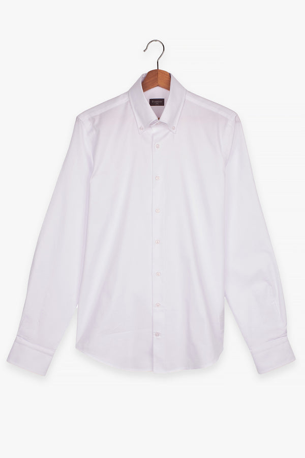 Camisa Hombre Roma Essential Oxford Blanco
