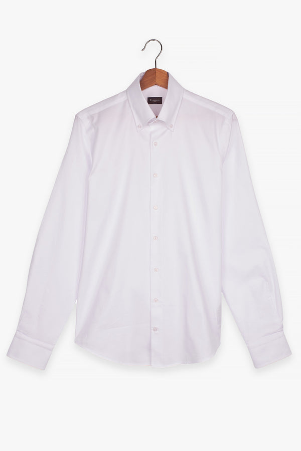 Roma Essentials Oxford Man Shirt White