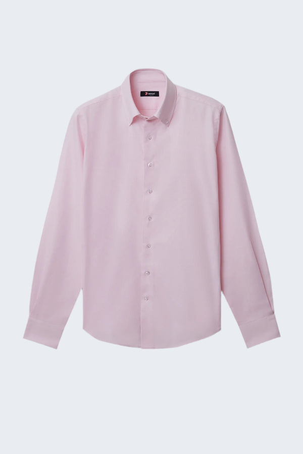 Roma Herren Hemd Oxford Rosa