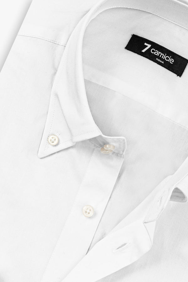 Roma Essentials Poplin Stretch Man Shirt White