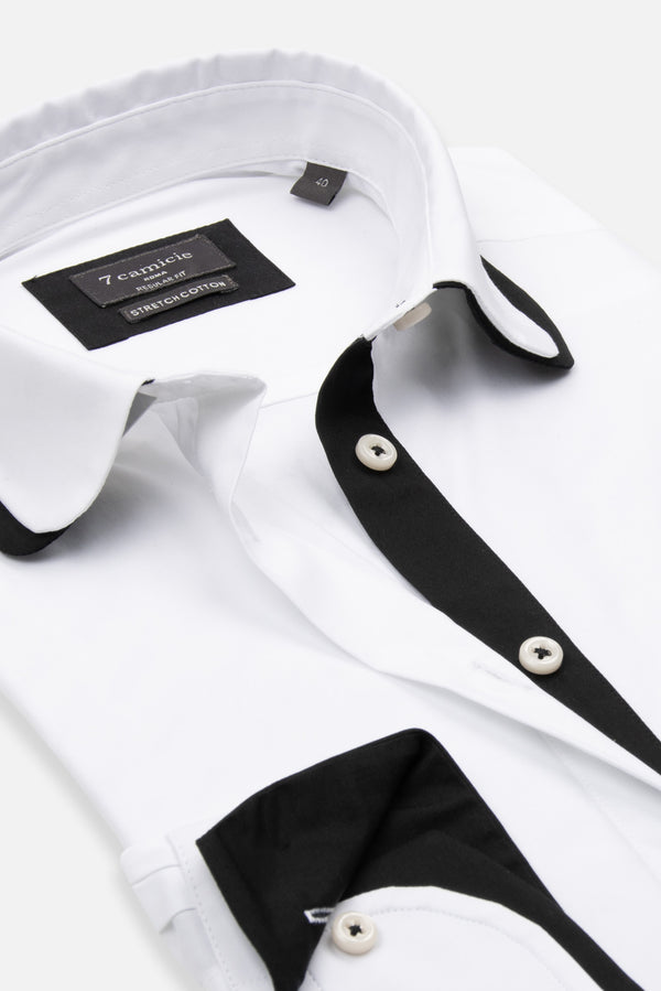 Chemise Femme Popelin Stretch Blanc