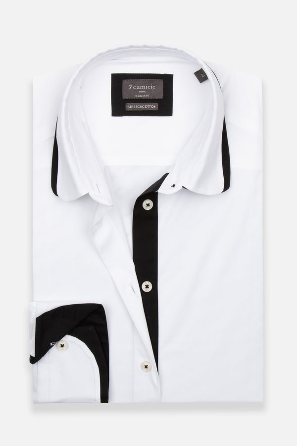 Chemise Femme Popelin Stretch Blanc