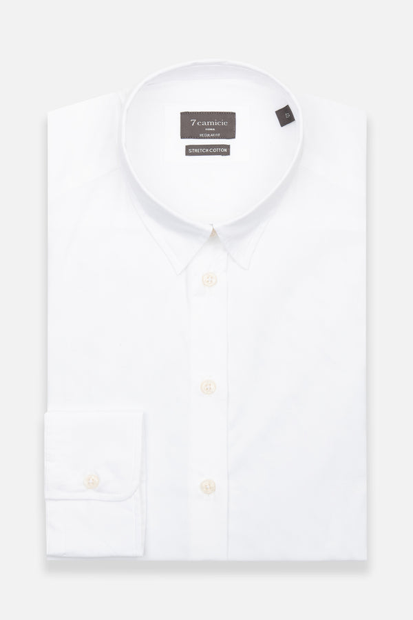 Chemise Femme Popelin Stretch Blanc