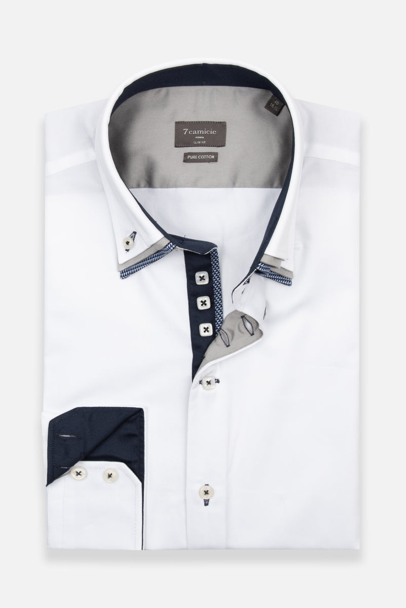 MITCHELL VESUVIO FLORAL SHIRT - CHARCOAL