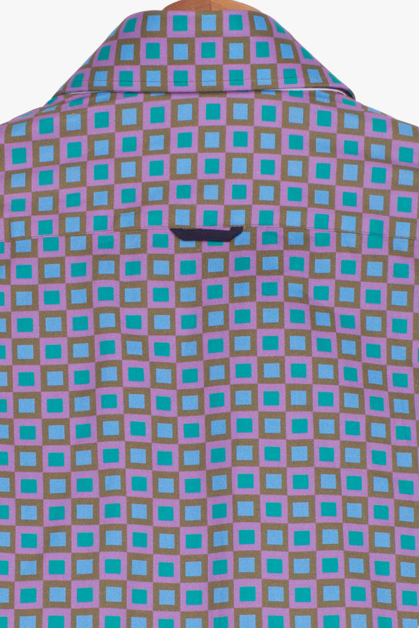 Chemise Homme Marco Polo Iconic Popelin Violet Vert