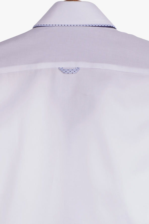 Chemise Homme Marco Polo Iconic Satin Blanc