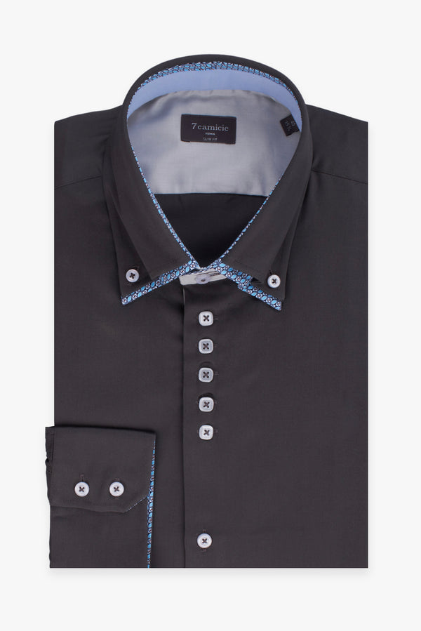 Chemise Homme Marco Polo Iconic Satin Gris