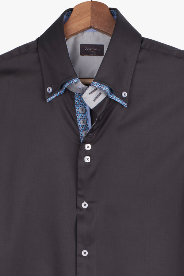 Chemise Homme Marco Polo Iconic Satin Gris