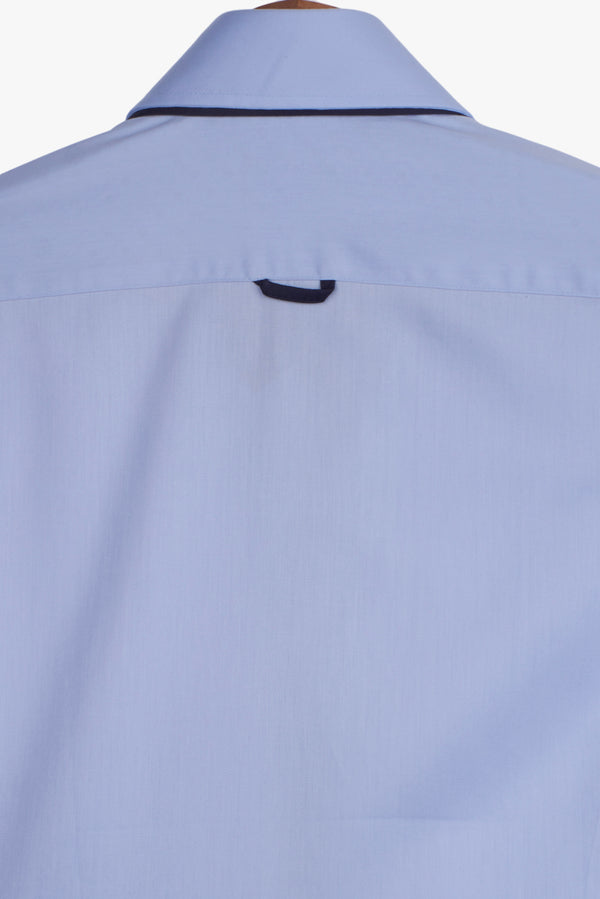 Marco Polo Iconic Satin Man Shirt Light Blue
