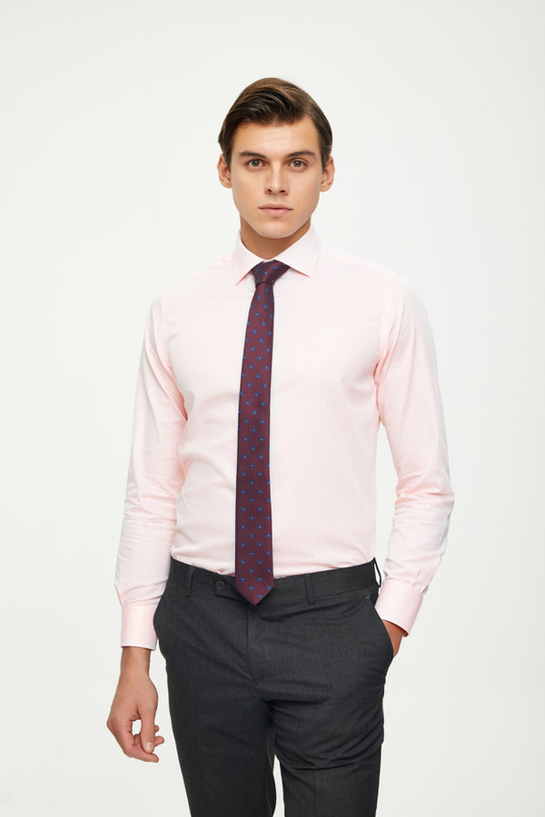 Cravate Homme Microfibre Rouge Bleu