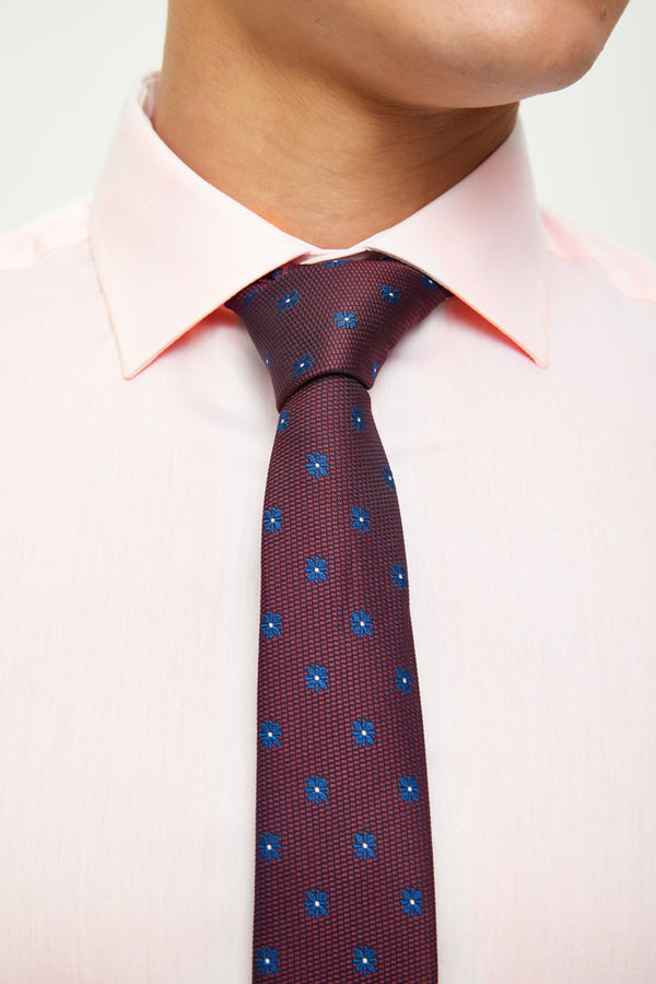 Cravate Homme Microfibre Rouge Bleu