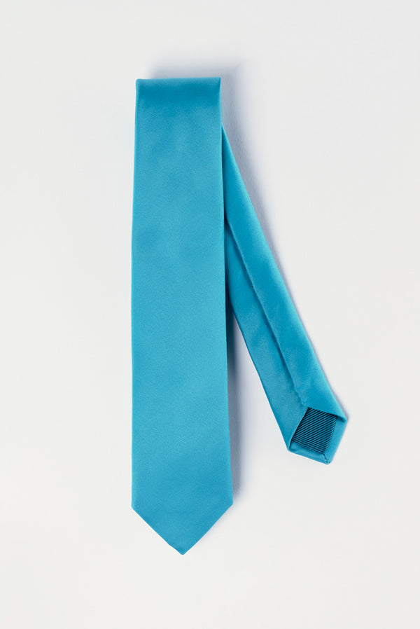 Silk Man Tie Light Blue