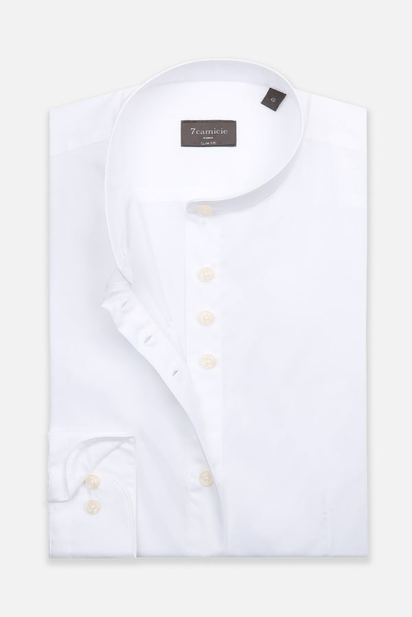 Damen Hemd Poplin Stretch Weiss