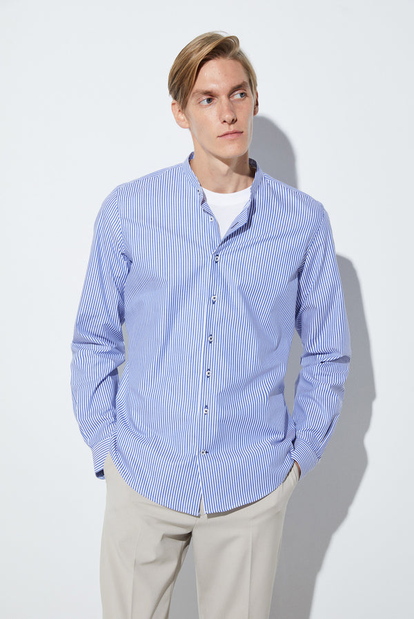 Chemise Homme Caravaggio Sport Armaturato Blanc Bleu