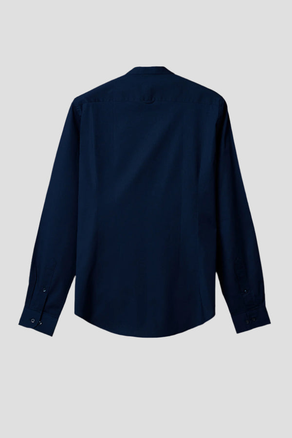 Chemise Homme Caravaggio Essential Popelin Stretch Bleu
