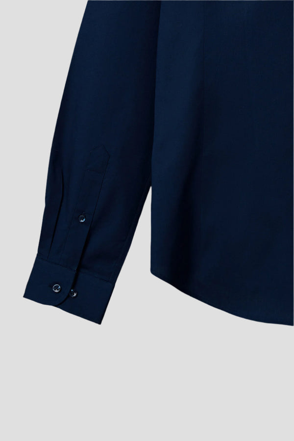 Chemise Homme Caravaggio Essential Popelin Stretch Bleu