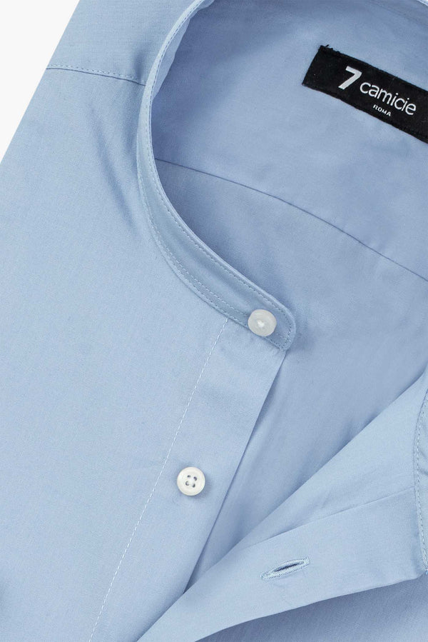Camicia Uomo Caravaggio Popelin Stretch Celeste