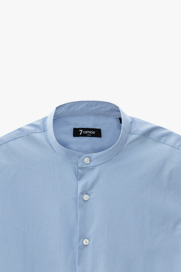 Camicia Uomo Caravaggio Popelin Stretch Celeste