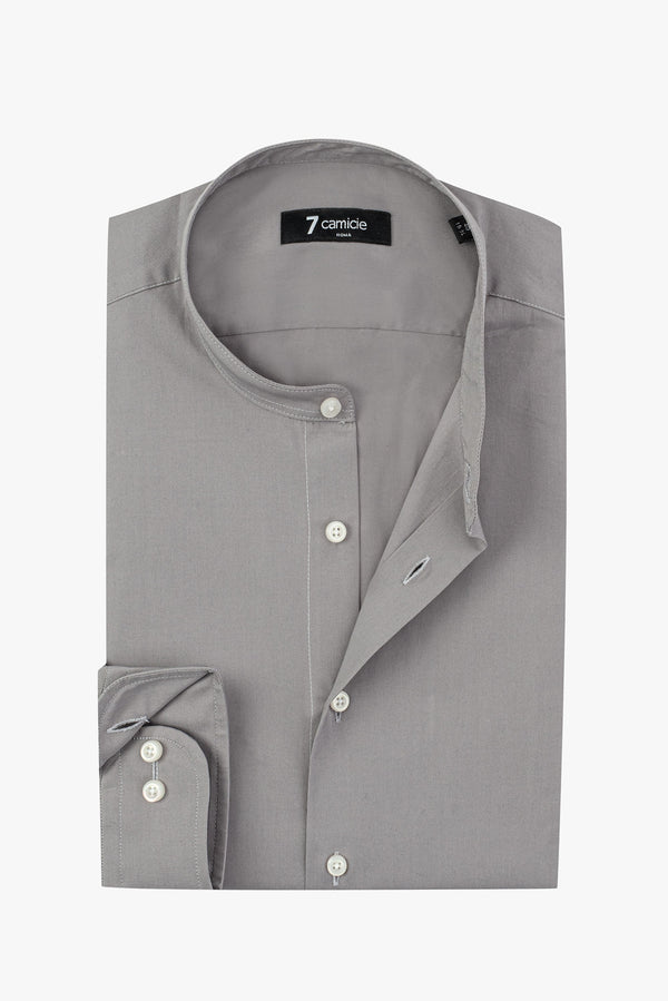 Chemise Homme Caravaggio Popelin Stretch Gris clair