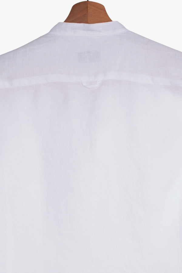 Camicia Uomo Caravaggio Essential Lino Bianco