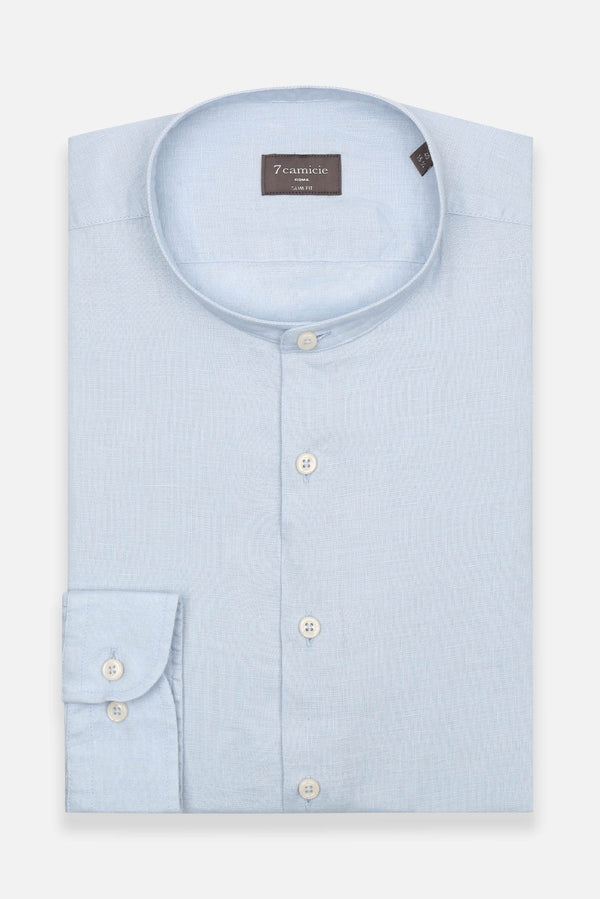Caravaggio Essentials Linen Man Shirt Light Blue