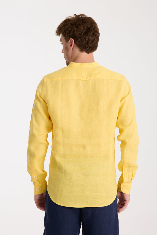 Chemise Homme Caravaggio Essential Lin Jaune