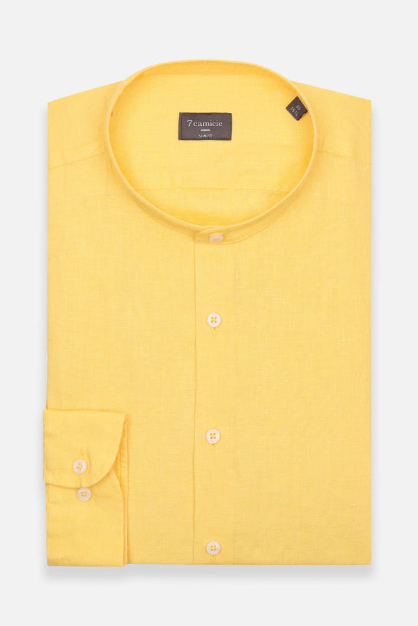 Chemise Homme Caravaggio Essential Lin Jaune