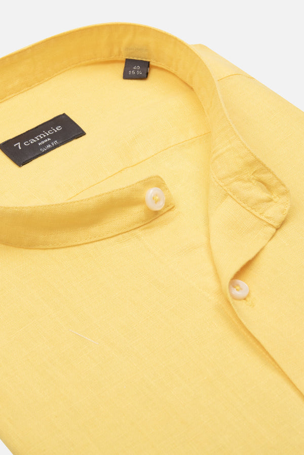 Chemise Homme Caravaggio Essential Lin Jaune