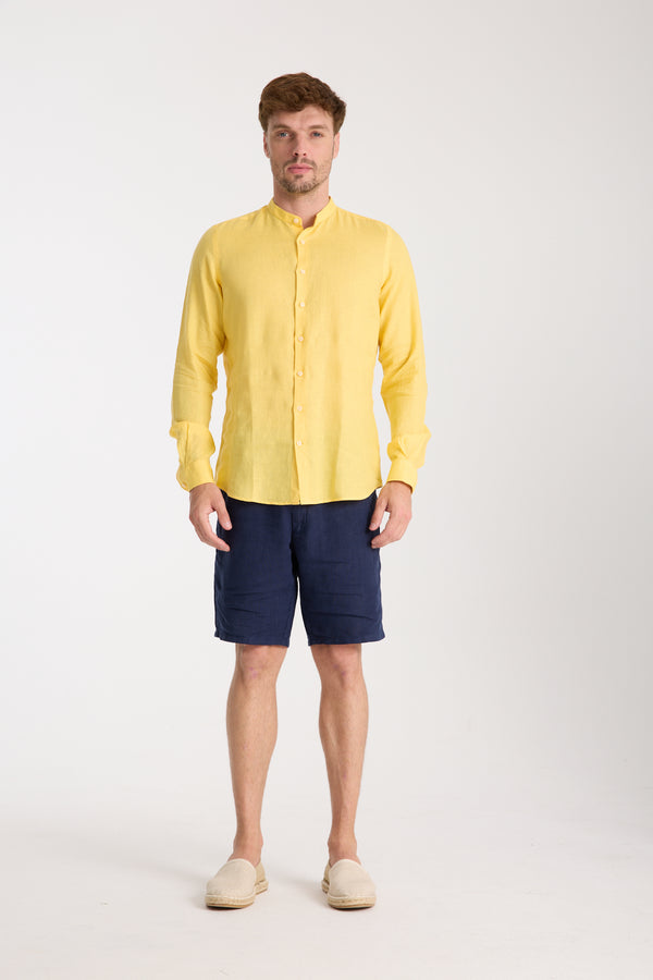 Chemise Homme Caravaggio Essential Lin Jaune