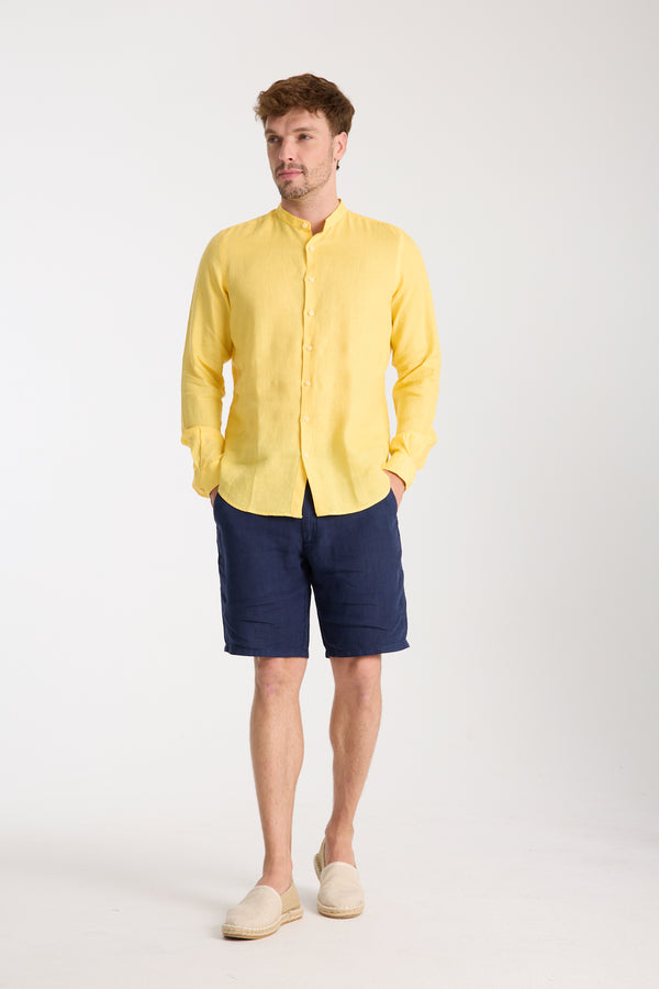 Chemise Homme Caravaggio Essential Lin Jaune